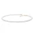 GAURA PEARLS FEHÉR GYÖNGYSOR ROZÉ ARANYOZOTT ZÁRRAL 1032844