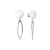 GAURA PEARLS EZÜST FÜLBEVALÓ GYÖNGGYEL (11-12 mm) ÉS CIRKÓNIA KÖVEKKEL 1032848