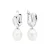 GAURA PEARLS EZÜST FÜLBEVALÓ FEHÉR GYÖNGGYEL 1032853