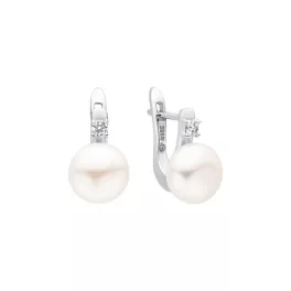   GAURA PEARLS EZÜST FÜLBEVALÓ GYÖNGGYEL (9-9,5 mm) 1032855