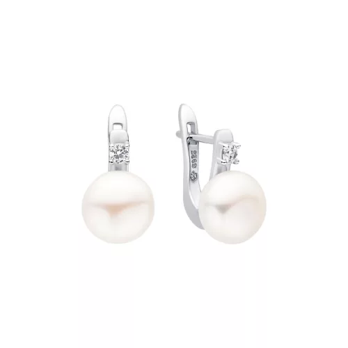 GAURA PEARLS EZÜST FÜLBEVALÓ GYÖNGGYEL (9-9,5 mm) 1032855