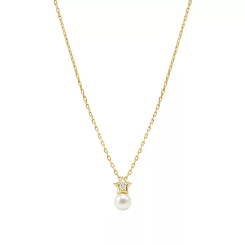 NOMINATION PEARLS LOOP ARANYOZOTT EZÜST CSILLAG ÉS GYÖNGY NYAKÉK 242902/009 1033092