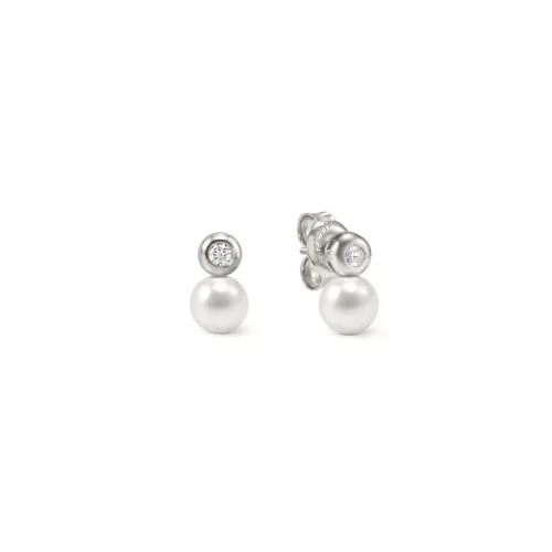 NOMINATION PEARLS LOOP EZÜST KÖR FÜLBEVALÓ 242903/043 1033099