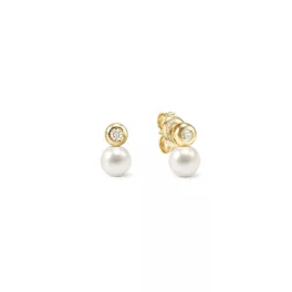   NOMINATION PEARLS LOOP ARANYOZOTT EZÜST KÖR FÜLBEVALÓ 242903/044 1033100