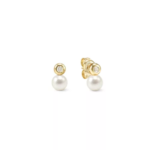 NOMINATION PEARLS LOOP ARANYOZOTT EZÜST KÖR FÜLBEVALÓ 242903/044 1033100