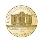 Arany érme Münze Bécsi filharmónikusok 1/4 oz 7,78 g 1980002