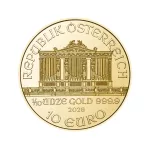 Arany érme Münze Bécsi filharmónikusok 1/10 oz 3,11 g 1980003