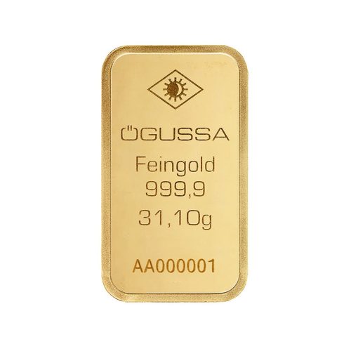 Befektetési arany Ögussa 31,1 g  1997031