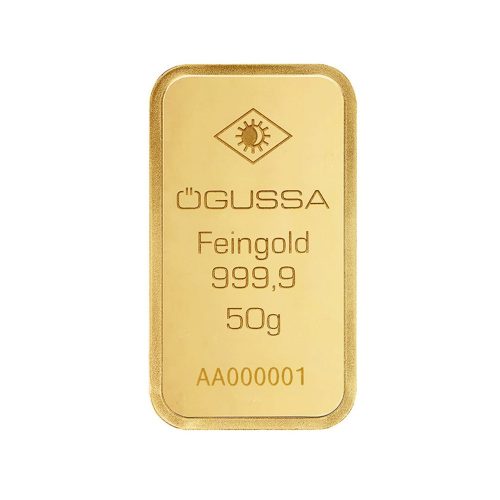 Befektetési arany Ögussa 50 g  1997050